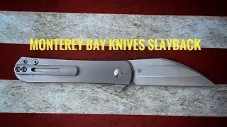 Monterey Bay Knives Slayback! A Titanium folder with a ZDP-189 Blade