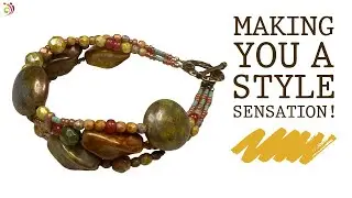 June 2025 Beads to Live by Curated Collection! Lets make a 3 strand bracelet!