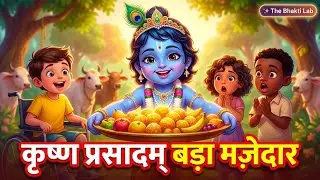 कृष्ण प्रसादम् बड़ा मज़ेदार | Krishna Prasadam Bada Mazedar | Bhakti Song | The Bhakti Lab