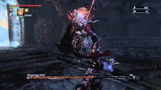 Bloodborne - Pthumerian Elder boss fight