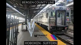 On Board New Jersey Transit: Bergen County line train #1157 (Hoboken Terminal - Suffern) (9/3/2021)