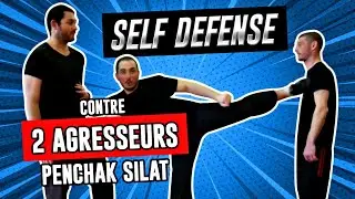 Comment se DÉFENDRE contre 2 AGRESSEURS (Penchak Silat - Self défense)
