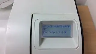 How to replace and reset Maintenance Kit HP LaserJet P4014/P4015/P4515 Printer
