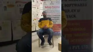 Devanshu Trained & Placed by Sofcon Lucknow | Trainee Feedback Automation Training in Lucknow
