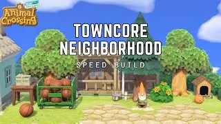 Beautiful Towncore Neighborhood REDO | ACNH Speedbuild