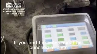 Instruction of BOHP 1300 Axial Fan Flanging And Punching Machine