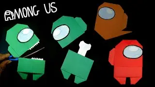 Origami Easy AMONG US step by step || Crewmate/Ghost/Dead body/Impostor || Among Us Origami