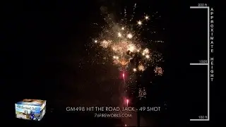 GM498 Hit the Road Jack - 49 Shot Fireworks