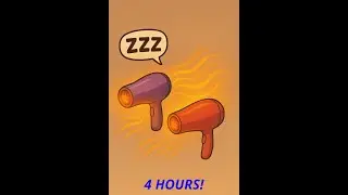 ASMR Hair Dryer sound 4 Hours, sleep better, relax, study