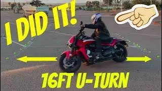 16ft U-Turn On A Suzuki M109R