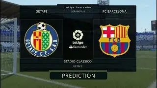 FIFA 17| GETAFE VS BARCELONA PREDICTION HIGHLIGHTS MOTM LA LIGA 17-18 ||HD||