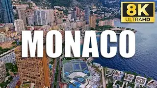 Walking around Monaco by car 2025. First person view from the car. Beautiful architecture of Monaco