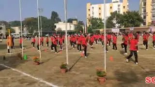 ANNUAL SPORTS DAY 2019   AEROBIC BY CLASS 4 TO 5 @ ABPS REHLA