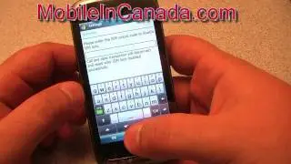 How to enter unlock code on Telus HTC Touch Pro 2 Worldwide