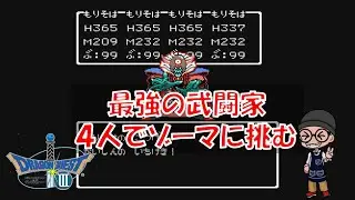 【 ドラゴンクエストⅢ 】最強の武闘家４人でゾーマに挑む！ #ファミコン #nes #ショー党 #ショート振興教 #ドラクエ3 #小ネタ#雑学 #ドラゴンクエスト3 #ゾーマ