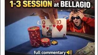 I have QUADS and my opponent does WHAT?😱(Full Session Poker Vlog)