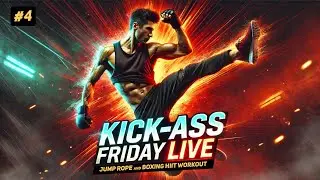 LIVE Jump Rope & Boxing HIIT Workout 🔥 Burn Fat & Get Strong! #4