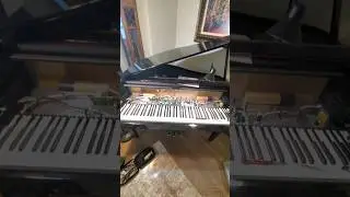 Ремонт пианино Yamaha CLP-665 #кнопка #питания #не работает