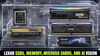 На выставке CES 2026 компания Lexar представит свои будущие SSD-накопители, память, карты MicroSD...