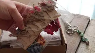 Cross stitch Kit Unboxing! Owl Forest Embroidery