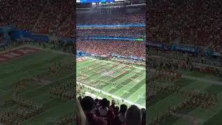 Indiana Marching Band at the Peach Bowl
