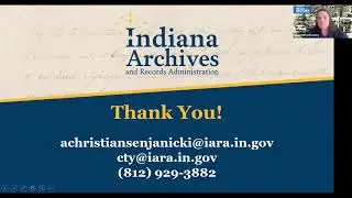 Virtual Presentation Series: Local Government Records Management