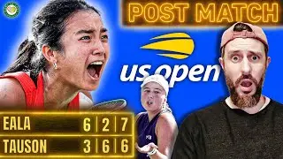 Eala EPIC WIN against Tauson! 🇵🇭 US Open 2025 | R1 Post Match Reaction