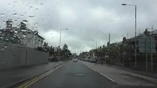 Driving On Tudor Way, Bromyard Road, St Johns & Henwick Road, Worcester, Worcestershire, England