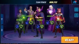 Marvel Strike Force: Darkhold team