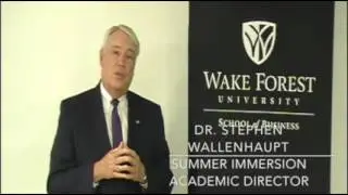 Wake Forest Summer Immersion Promo Video