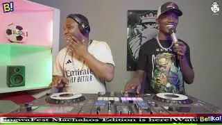 Mid moves with Selector Denoh alongside MCee Dady Marley inside Jamdown Shafflas