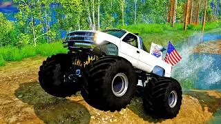 WE BROKE Monster Truck! BeamNG Drive