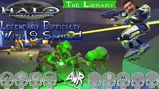 The Library... Halo Ce , Legendary Guide. but lets add 9 skulls, and suffer LIVE!