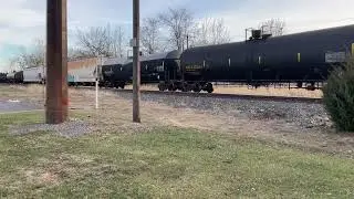 East bound ns unit 4890 ns unit 1174 mixed freight train in robesonia 