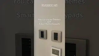Smart home keypads give the option to integrate lights & electric blinds at the touch of a button