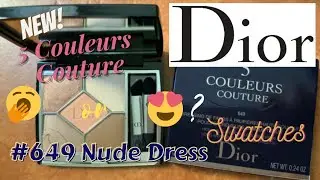 Dior 5 Couleurs Couture eyeshadow #649 nude dress l Boring or Exciting?