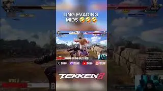 DID YOU SEE IT THE FIRST TIME  ? LING CRUSHING MIDS 🤣🤣 #tekken #tekken8 #playstation5 #playstation