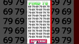 Number Hunt: Only Geniuses Can Crack This Challenge! #NumberHunt #brainexercise #puzzlechallenge