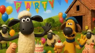 Shaun the Sheep’s Party Surprise 🎉 | A Fun Farm Adventure Story for Kids