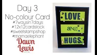 12x12 cardstock Wizard series, diecut inlay + stash diving - Day 3