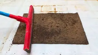 Fast carpet washing, The dirtiest carpet cleaning satisfying rug cleaning ASMR