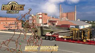 Euro Truck Simulator 2 Nordic Horizons DLC Gameplay City Örnsköldsvik Sweden #06