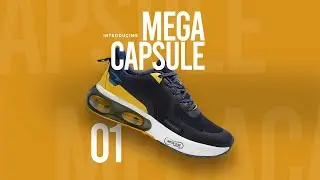 Asian Megacapsule-01 Running Shoes | Breathable Knitted Upper | MegaTube Cushion  Technology