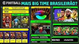 NOVIDADES! SEMANA QUENTE NO EFOOTBALL 2026 MOBILE!
