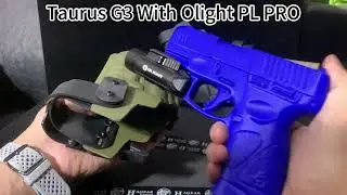 Taurus G3C Kydex Holster with Olight Turbo