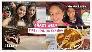 Work, Movie & Ice Skating?! | Office Life + Saiyaara Review