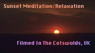 Sunset Over The Cotswolds
