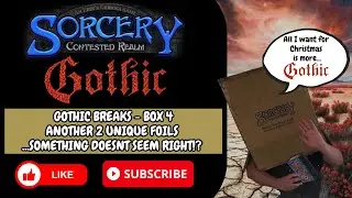 Something doesnt seem right with Sorcery Contested Realm. Gothic Box 4 and another 2 unique foils!
