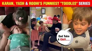 Karan Johar's Kids Yash & Roohi's Back To Back FUNNY Toodles Video | Do Not Miss