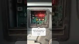 LG vrf error #airconditioner #travel #technology #technicalanalysis #shorts #ytshorts # #automobile